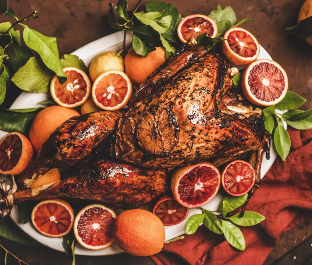 Citrus Herb Roasted Blood Orange Chicken