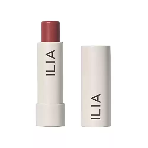 ILIA - Balmy Tint Hydrating Lip Balm | Non-Toxic, Cruelty-Free, Moisturizing + Sheer, Buildable Lip Color (Runaway, 0.15 oz | 4.4 g)