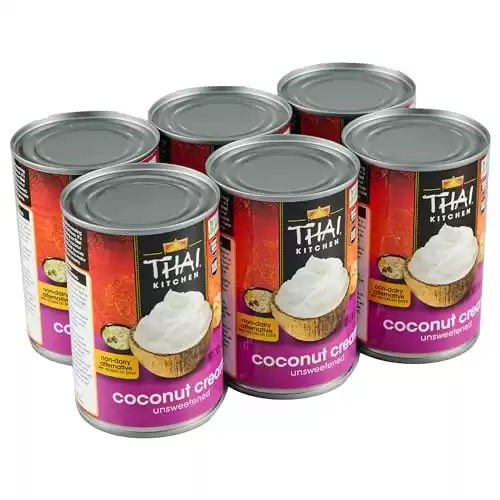 Thai Kitchen Unsweetened Coconut Cream, 13.66 fl oz (Pack of 6)